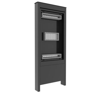 Chief - OLF55BP-S - Outdoor portrait kiosk for Samsung OH55F Black