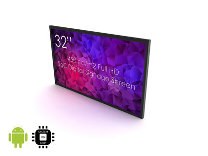 SWEDX - SDS32X7-HB-S3 - 32" High Brightness Signage screen FHD