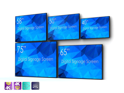SWEDX - SDS75K8-01 - 75" Digital Signage screen / native 4K