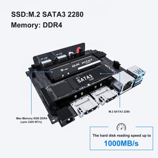 SWEDX - SW-GK - WINDOWS MINI-PC J4125 8GB/128GB / 2x4K/60HZ