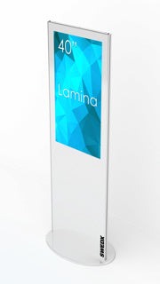 SWEDX - SWLT-40K8-A1 - Lamina 40" Touch, Alu - white / native 4K