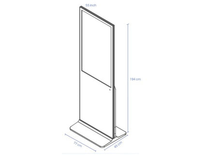 SWEDX - SWLT-55K8-A2-V2 - Touch Lamina 55" - Black 4K