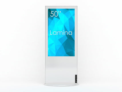 SWEDX - SWL-50K8-A1 - Lamina 50" Alu - weiß / natives 4K