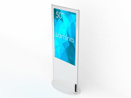 SWEDX - SWL-50K8-A1 - Lamina 50" Alu - weiß / natives 4K
