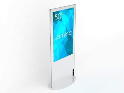 SWEDX - SWL-50K8-A1 - Lamina 50" Alu - weiß / natives 4K