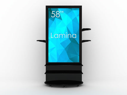 SWEDX - SWL-58K8-A2 - Lamina 58" Alu - black / native 4K