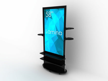 SWEDX - SWL-58K8-A2 - Lamina 58" Alu - black / native 4K
