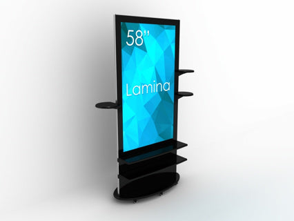SWEDX - SWL-58K8-A2 - Lamina 58" Alu - black / native 4K