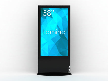SWEDX - SWL-58K8-A2 - Lamina 58" Alu - black / native 4K