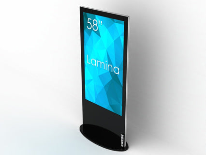 SWEDX - SWL-58K8-A2 - Lamina 58" Alu - black / native 4K