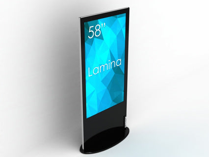SWEDX - SWL-58K8-A2 - Lamina 58" Alu - black / native 4K