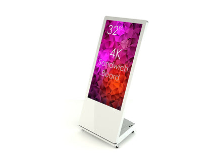 SWEDX - SWSB32K8-A1 - 4K Sandwich Board, 32", non Touch, White